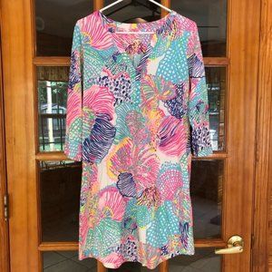 Lily Pulitzer 3/4 Sleeve Shift Dress